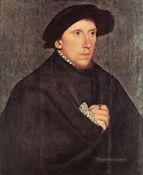  Hans Oil Painting - Portrait of Henry Howard the Earl of Surrey Renaissance Hans Holbein the Younger